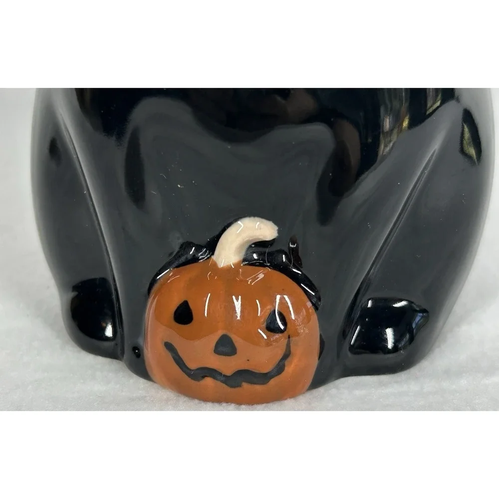 Target Black Cat Hyde And Eek Halloween 2023 Stoneware Spooky Pumpkin